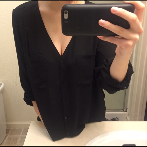 Oversize Chiffon Top