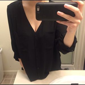 Oversize Chiffon Top