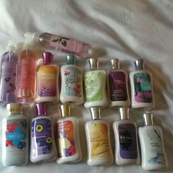 Bath and body works all except 2 are full