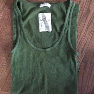 Hunter green Hollister tank