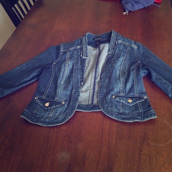 Jean jacket with embellishments