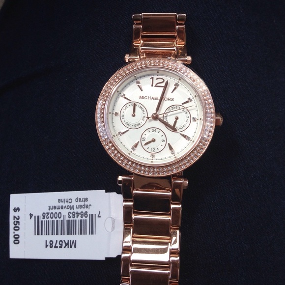 Rose Gold Michael Kors Parker Watch