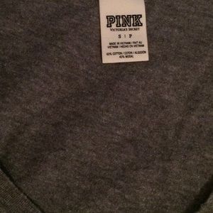 Victoria's Secret Pink grey v-neck!