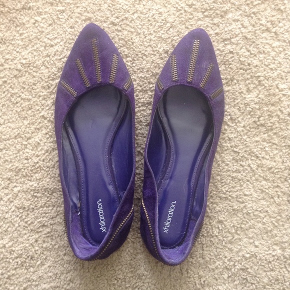 Never worn Purple Flats