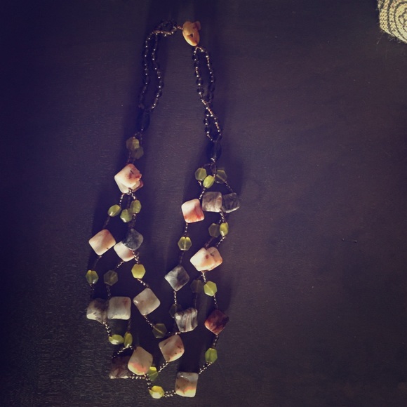 Triple strand necklace