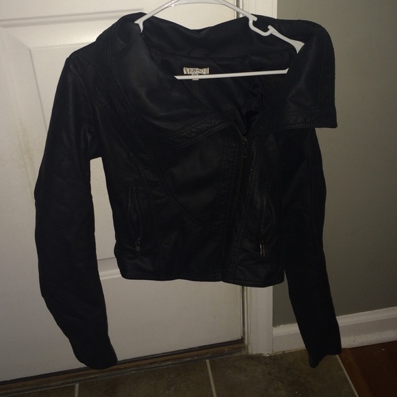 Buffalo XS Black Faux Leather Moto Jacket