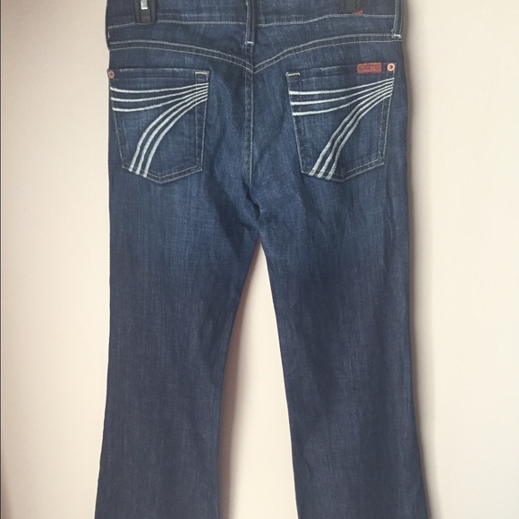 7 for all man kind wide leg jeans