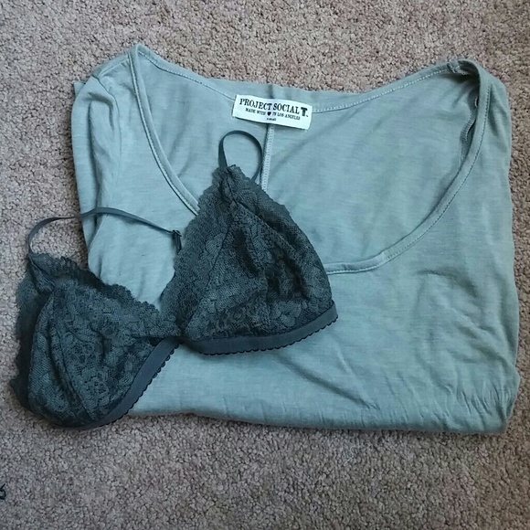 Green top from urban outfitters