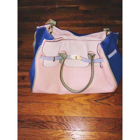 ASOS pink weekender