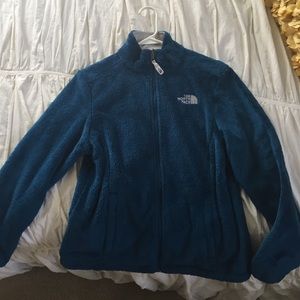 Fuzzy Northface Jacket