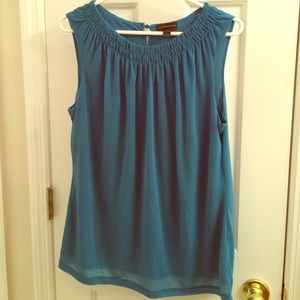 Worthington Teal Dress Tank Top Size L