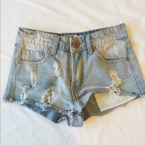 Distressed high waisted