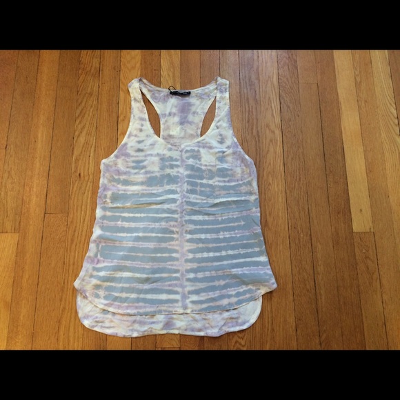 NWT Tie Dye 100% Silk Tank