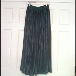 Maxi skirt American Apparel emerald green size M/L