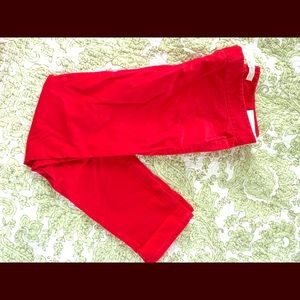 NWT Loft red skinny pants
