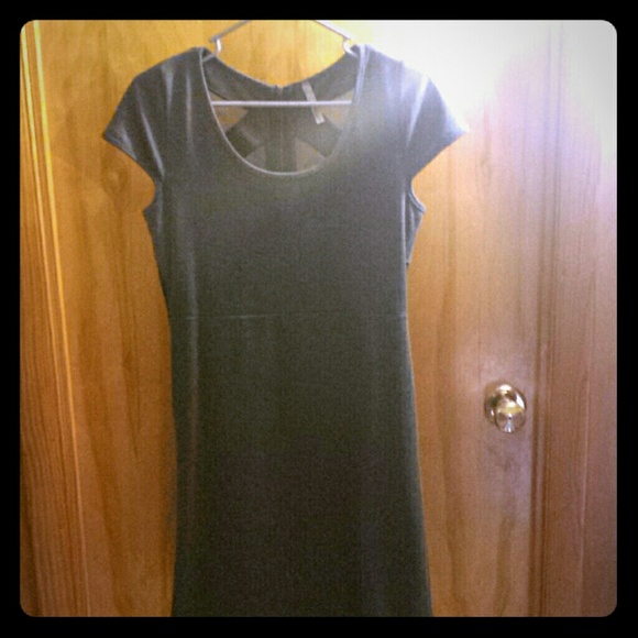 Dark gray short dress