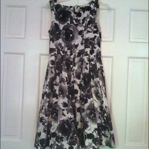 H&M Grace Kelly retro style floral dress size 8