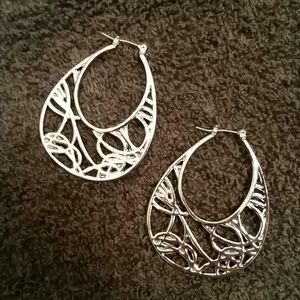 Lia Sofia Silver Earrings