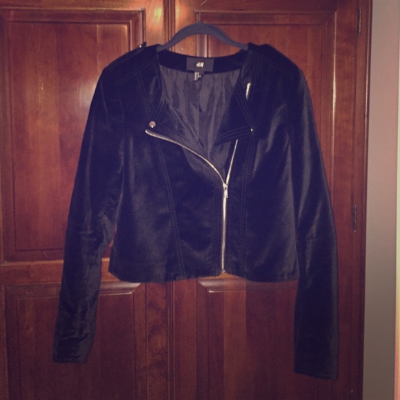 Perfect condition black velvet jacket