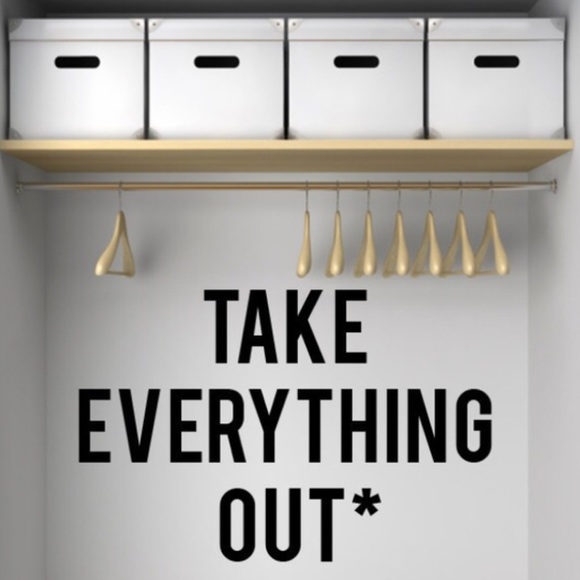 All items must go....