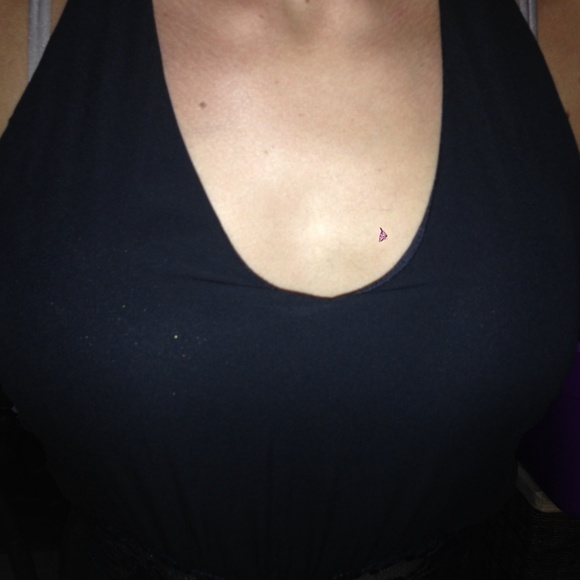 Cotton Material legging romper with Lace abdomen - Picture 3 of 3