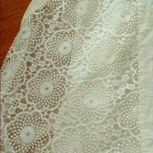 White maxi with lace