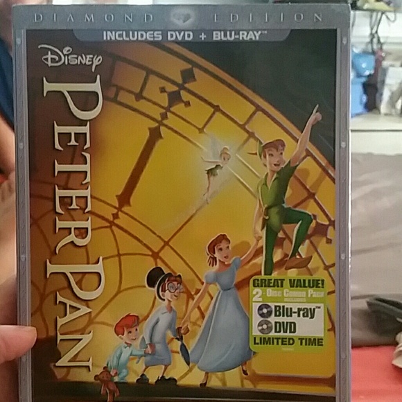 Diamond edition dvd+blu-ray Disney's Peter pan Nip