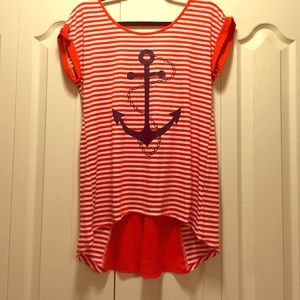 *SOLD* NWOT Le Lis Anchor Top with Fun Back!