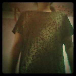 Cheetah print top