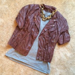 Forever 21 pleather jacket