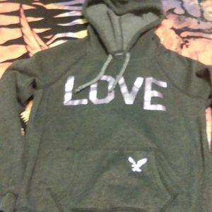 American Eagle hoodie.