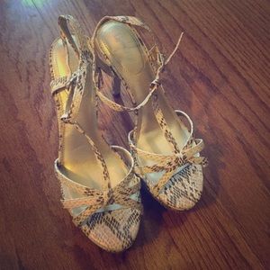 Snakeskin Heels