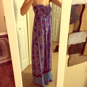 💕💕💕Strapless Floor Length Dress💕💕💕