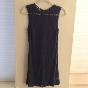 Forever 21 Navy Lace Dress