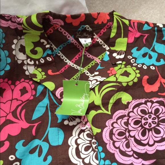 Vera Bradley Pajama top -- 100% cotton