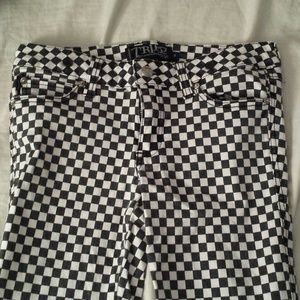 Tripp nyc checkered skinny jeans Hot topic