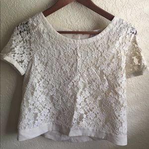 LC Lauren Conrad lace top