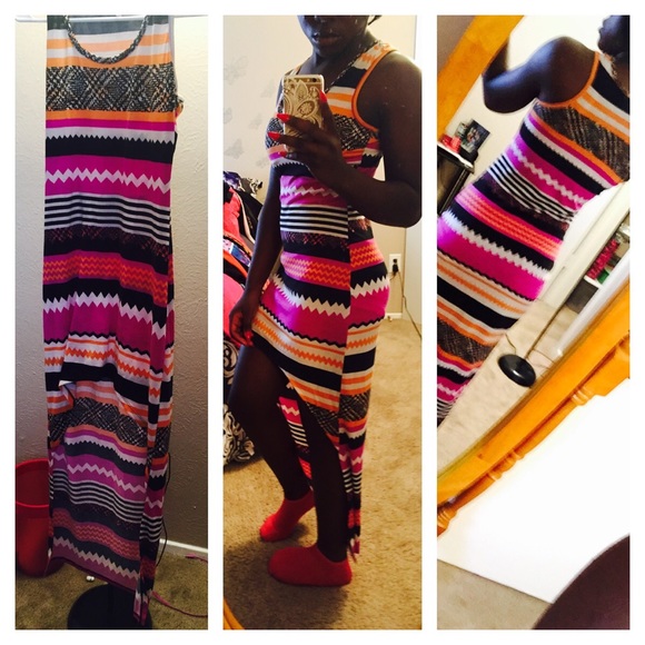 Multipoint hi-low tank sundress