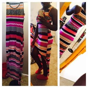 Multipoint hi-low tank sundress