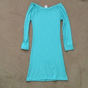 Aqua body con dress
