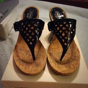 *SOLD* COACH wedges - size 6.5