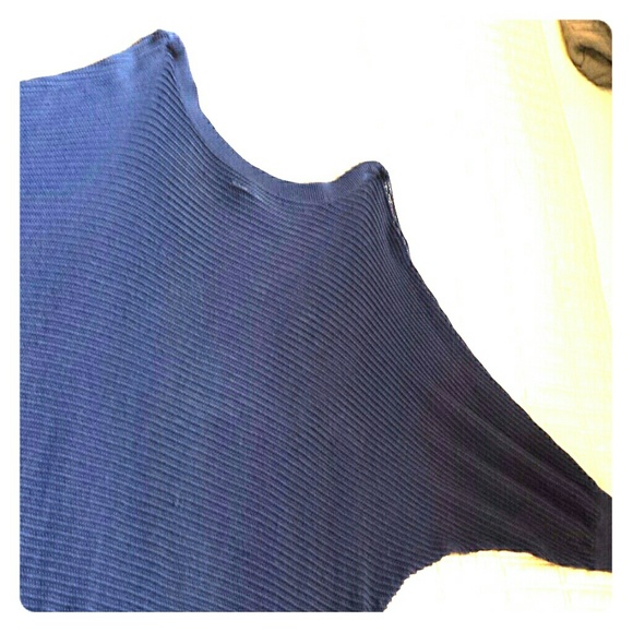 Express Blue Short Sleeve Top