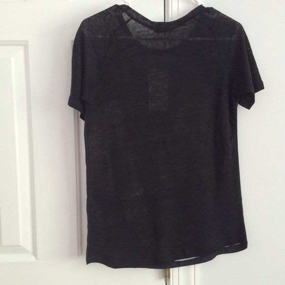 Zara Floral Linen Short Sleeve Sweater - Picture 2 of 3