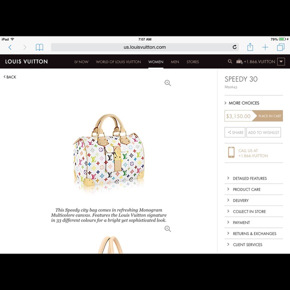 💖SOLD💞 Authentic White LV Multi Color Speedy 30 - Picture 4 of 4