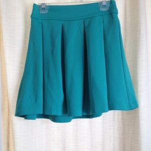 Teal Skater Skirt