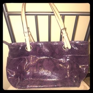 Michael Kors Purple Small Tote