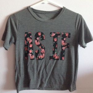 "As If" shirt