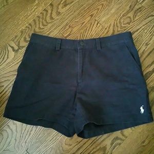 RALPH LAUREN SPORT NAVY TWILL SHORTS 6