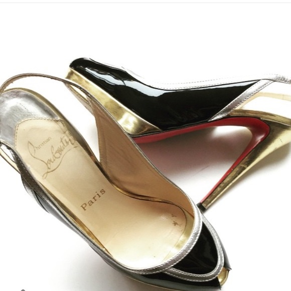 Christian Louboutin slingback pumps