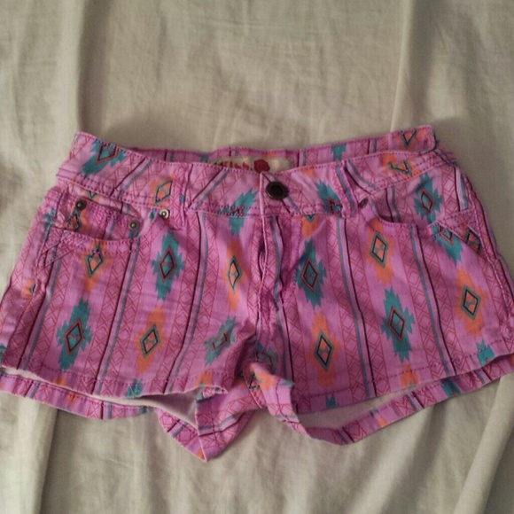 Cute purple tribal shorts!